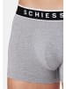 Schiesser Retro Short / Pant 95/5 Organic Cotton in Grau / schwarz
