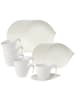 Villeroy & Boch 18-tlg. Kaffeeservice Flow in in weiß