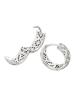 faina Women Huggie Earrings in Silver