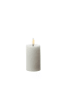 Uyuni 3er Set LED Mini Kerzen Thea Uyuni Timer bis 400 Std D: 5cm in weiß