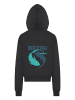 F4NT4STIC Ultra Heavy Hoodie Koi Fish Japan Streetstyle in schwarz