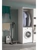 ebuy24 Waschmaschinenschrank Free Weiß 66 x 66 cm