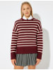 KOTON Sweater in Bordo Gestreift