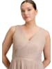 Vera Mont Abendkleid mit Plissee in Cream/White