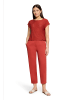 BETTY & CO Casual-Hose mit elastischem Bund in Dunkelrot