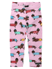 Villervalla Leggings Dachshund in himbeere