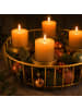 relaxdays Adventskranz in Gold - (H)10 x Ø 33 cm