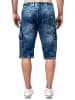 Cipo & Baxx Herren Regular Fit Shorts Stonewashed in Blue