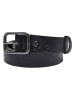 Urban Classics Urban Classics Unisex Ostrich Synthetic Leather Belt 2-Pack in black/leaf