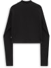 Vans Top "Mini Mock Neck Ls" in Schwarz