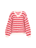 myMo Women Sweater in red multicolor