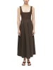comma Kleid in schoko - 0001