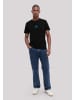 F4NT4STIC T-Shirt Knut und Jan Scribble Logo in schwarz