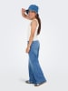 KIDS ONLY Jeans mit weitem Bein in Light Blue Bleached Denim
