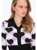 myMo ROCKS Cardigan in black lilac