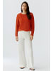 Oui Pullover in burnt tangarine