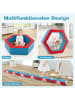 COSTWAY 3 TLG. Schaumstoff Bausteine mit Bällebad in Bunt