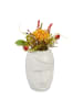 relaxdays Blumenvase in Weiß