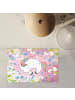 Mr. & Mrs. Panda Puzzle Einhorn Nacht ohne Spruch in Rot Pastell
