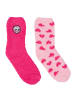 United Labels 2er Pack The Peanuts Snoopy Kuschelsocken in rosa