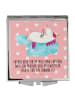 Mr. & Mrs. Panda Schminkspiegel Einhorn Verliebt mit Spruch in Rot Pastell