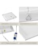 tectake LED Panel ultraflach, warmweiß, blendfrei, vielseitig, Backlighteffekt