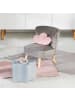 roba Kindersessel 'Lil Sofa' mit Holzfüßen, Samtstoff Grau