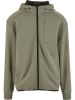 Urban Classics Urban Classics Scuba Zip Pocket Hoody in palegreen