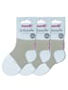 Hoppediz Babysocken Sockenhalter in 3-er Set grau