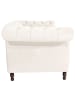 58 aufm Kessel CHESTERFIELD Sofa 3-Sitzer Kaylin Samtvelours creme