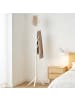 relaxdays Garderobenständer in Dunkelbraun - (B)50 x (H)175 x (T)50 cm