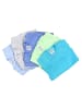 TupTam Jungen Baby Body Langarm 5er Pack in grün/blau