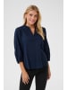 Kaffe Langarm-Bluse KAsjila Regular fit in Midnight Marine