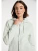 myMo Damen Sweatjacke in Mint Melange