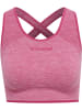 Hummel Hummel Top Hmlmt Multisport Damen Atmungsaktiv Schnelltrocknend Nahtlosen in AZALEA PINK MELANGE