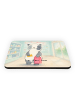 Mr. & Mrs. Panda Magnet Panda Shopping Design ohne Spruch in Weiß