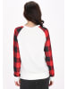 myMo ROCKS Women Sweatshirt in white red
