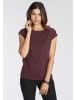 BOYSENS T-Shirt in taupe, bordeaux, weiß, schwarz