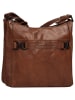 SPIKES & SPARROW Umhängetasche echt Leder in cognac