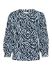 Kaffe T-shirt KAivanna Regular fit in Blue / Black graphic