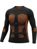 normani Herren Sport-Funktionsunterwäsche Set Hemd + Hose in Orange