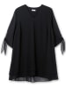 sheego Longbluse in schwarz