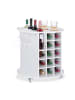 relaxdays Weinregal in Weiß - (H)56 x Ø54 cm