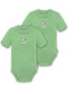 Normani Outdoor Sports 2x Baby Merino Kurzarm Body in Grün