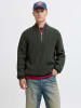 Jack & Jones Strickjacke mit Viertelreißverschluss in Forest River
