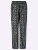 WITT WEIDEN Druckhose in marine-eucalyptus-bedruckt