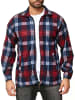 Arizona-Shopping Fleece Hemd Holzfäller Jacke Karierte Arbeitsjacke in Rot