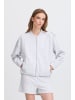 ICHI Sweatjacke IHSKYLA Loose fit in Light grey melange
