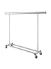 SONGMICS Kleiderständer Pataye in Silbern - (B)45 x (H)161.5 x (T)200 cm