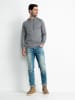 Petrol Industries Feinstrick Hoodie in Grau